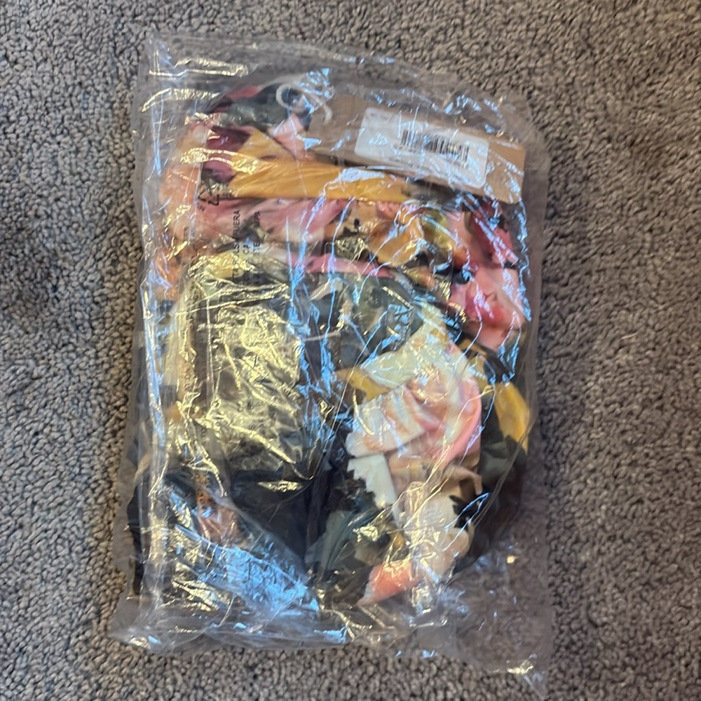 Albion Floral One-Piece Swimsuit in Black with Pink, Yellow and Green Accents - Picture 3 of 4